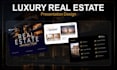 design a premium real estate pitch deck presentation