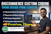 build a custom bigcommerce website and theme design from scratch