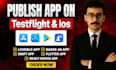 upload your ios, base44 app to app store on my developer account