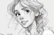 unique style disney cartoon sketch