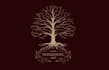 design fun family tree engraving wine bottle logo