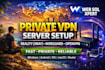 setup v2ray tunnel xray vless reality wireguard fastest VPN solution linux