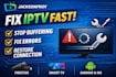 fix iptv buffering, errors, and connection issues on firestick, android tv