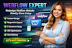 be your webflow expert redesign weflow website design weebly store setup