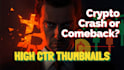 design a click bait youtube crypto thumbnail