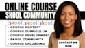 setup skool online community skool online course content creation management
