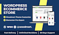 create wordpress ecommerce online store with woodmart, elementor expert