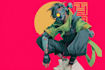 design anime character , cyberpunk character
