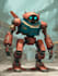 create retro mecha or scifi gundam art