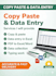 do copy paste, data entry and excel tasks quickly and accurately