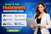 setup add tradewheel dropshipping store product listing upload seo website