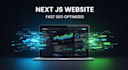 build next js website fast responsive and seo optimized