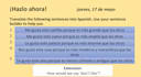 create lessons for spanish or french lessons