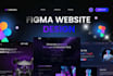 figma design, figma website design, ui ux design, website ui ux, figma website