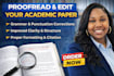 edit, format, proofread thesis, dissertation, and research proposal