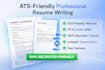 create ats friendly professional resume and CV