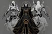 draw dark illustration, and clothing design