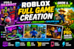 do roblox full game creation, steal a brainrot, grow a garden or simulator game