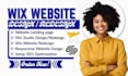 build redesign wix website wix studio wix development