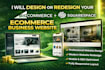 design or redesign bigcommerce website design and modern squarespace website
