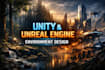 design unity unreal engine game environment 3d level cinematic