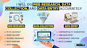 do web research, data collection, and data entry accurately