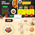 design a professional restaurant menu