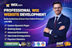 build wix harmony landing page dynamic website custom velo code expert
