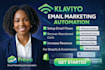 setup klaviyo email automation and ecommerce email flows