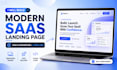 build a modern saas landing page that converts using wordpress or html5css3