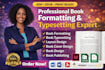 paperback formatting, book formatting, book layout design, book typesetting