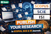 publish articles in scopus, sci, isi, scie indexed journals