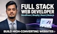 build rebuild custom website development full stack front end back end developer