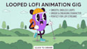 animate your character into a cozy lofi loop