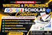 write and publish article on google scholar and scopus index journal
