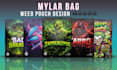 create eye catching cannabis packaging and mylar bag design