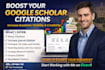 increase google scholar citation, scopus citation, backdated citation, h index