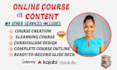 create online course content course creation course curriculum elearning course