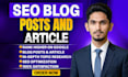 write SEO blog posts and articles that engage readers