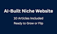 build a structured niche affiliate website with ai content