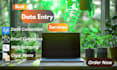 do reliable data entry, excel, copy paste and web scraping