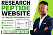 fda compliant peptide website research peptide store peptide woocommerce website