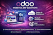 develop odoo website design install odoo sh module odoo software implementation