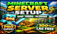 build your dream minecraft server smp, mini game, mod and custom plugin
