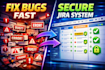 set up  complete jira bug tracking and secure permission management system