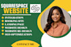 squarespace website design squarespace website redesign squarespace landing page