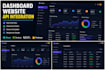 build a real time dashboard with API integration using react