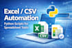 automate excel CSV and spreadsheet tasks with python