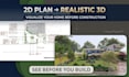 do 3d backyard landscape design, pool, patio and garden rendering