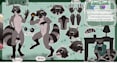draw oc lineart ref sheet fursona oc anime illustration furry oc reference sheet